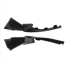 2Pcs Front Windshield Wiper Cowl Trim Water Deflector Plate Neck Panel for Kicks 2016-2020