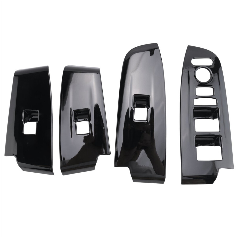 Istovo Car Glossy Black Window Glass Lift Button Switch Cover Trim Door Armrest Panel For -V Vezel 2021 2022 Lhd
