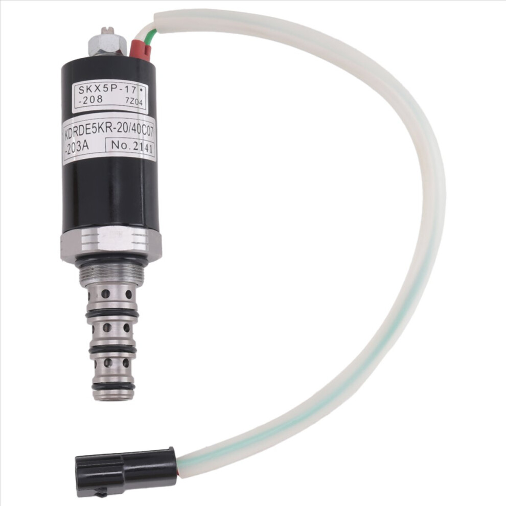 Excavator Solenoid Valve 40C07-203A Kdrde5k-20 For Kobelco Sk60-3 Sk200-6E Sk230-6E Sk200-8 Sk120 Sk135 Sk200 4853893318174