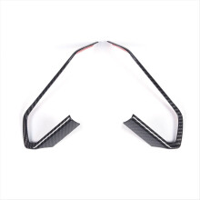 For C8 2020-2023 Car Steering Wheel Button Cover Trim Accessories ABS Carbon Fiber