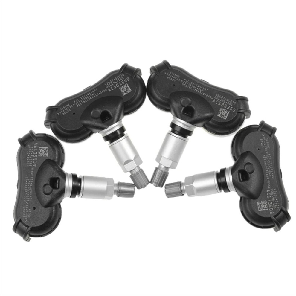 4Pcs 315Mhz Tpms Tire Pressure Sensor For Sequoie 42607-0C050 42607-08010 42607-0C030 4851444208769
