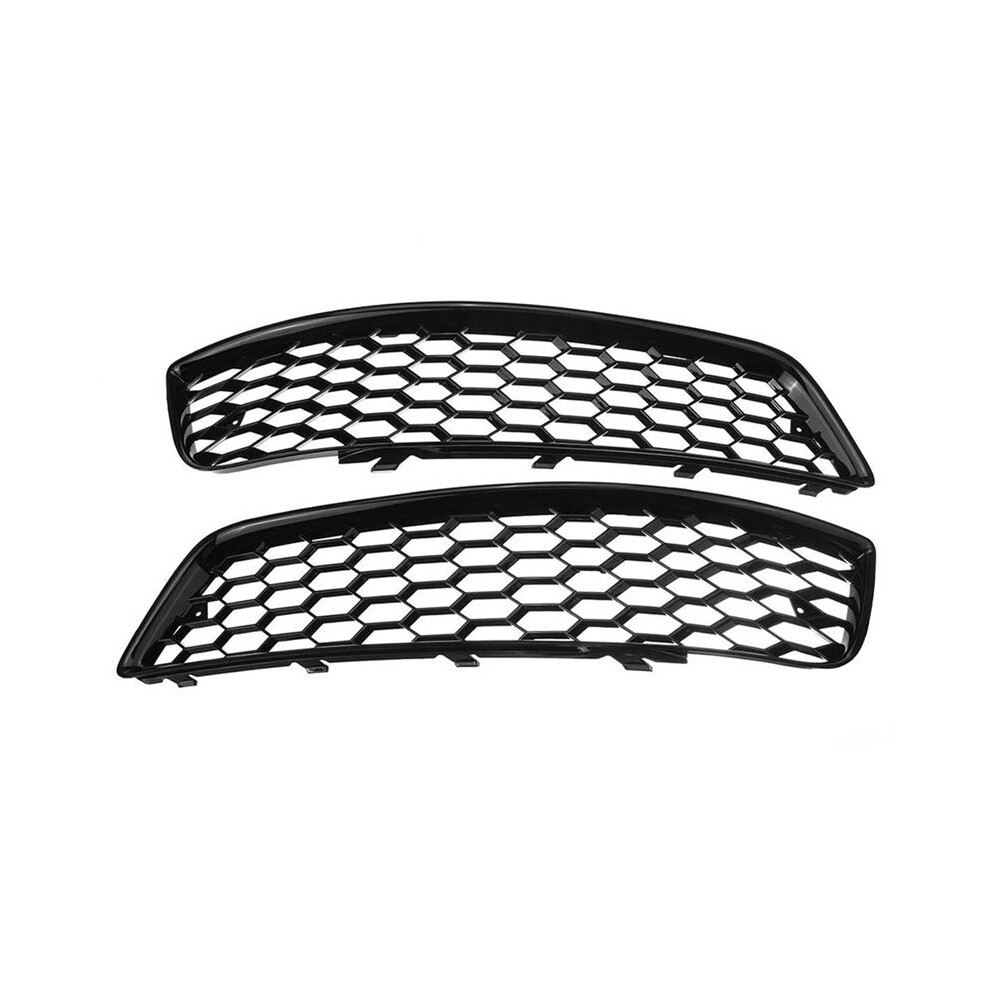2Pcs Car Front Bumper Fog Mesh Grille For A3 8P 2009-2013 8P0807682d Lamp Honeycomb Covers Light 4851444218379