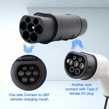 GBT to Type 2 EV Charger Adaptor IEC 62196 GB China Standard Converter Adapter 32A 3P 22Kw for EVSE