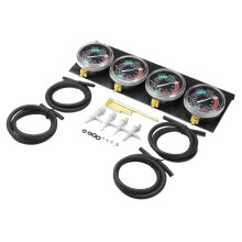 Motorcycle Carburetor Synchronizer Vacuum Gauges Tool Gauge Balancer for // Black