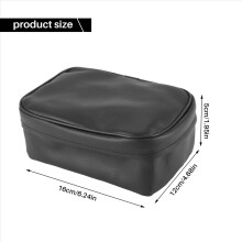 Off Road Motorcycle Rear Tool Bag Tail Storage PU Waterproof for CRF150/250 CRF450 XR250R XR350R XR600(Black)