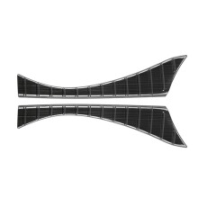 For Alphard 40 Series 2023+ Car Rear Guards Stainless Steel Trunk Sill Plate Protector Guard Covers Black