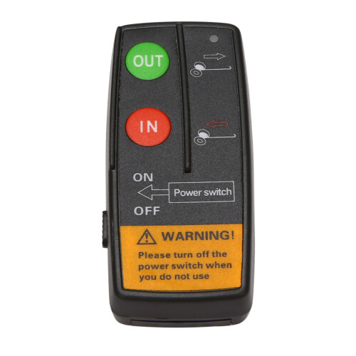 24V 50Ft Auto Wireless Console Winch Remote Control Car Manual Transmitter Button For Atv Suv Truck 2