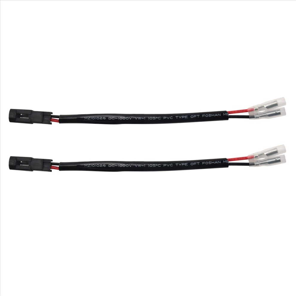 2Pcs Motorcycle Turn Signal Wiring Harness Connector Plug Adapter For 4853927631330