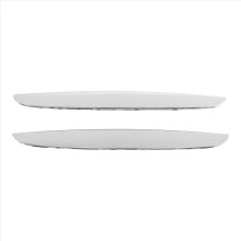 2Pcs Chrome ABS Front Bumper Above Kidney Grille Hood Cover Trim 51137117242 for 3 Series E90 E91 2006-2008
