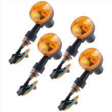 4 Pcs Motorcycle Motorbike Amber Turn Signal Light Bulb Indicator 12V
