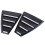 Rear Quarter Side Window Louvers Vent Cover Trim Panel Blinds Triangular for 2017 2018 2019 2