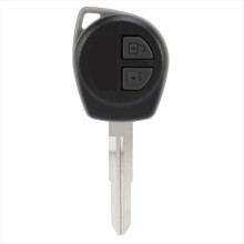 2-Button Uncut Remote Key FOB Case For ALTO SX4 AGILA Black