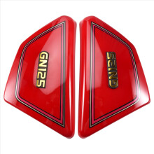 Red Motorcycle Battery Side Cover Frame Covers Panels for GN125 GN 125