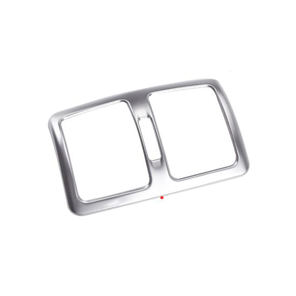 Car Rear Air Conditioning Vent Decorative Frame Outlet Trim Strip Stickers For C Class W204 2009-2014 Silver 4853927625100