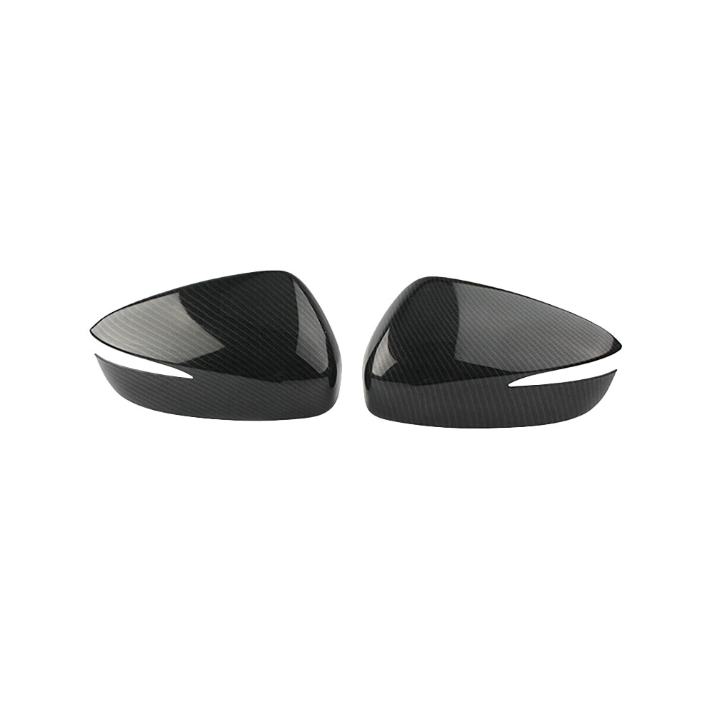 For -3 Cx3 2016 2017 2018 2019 2020 Abs Carbon Fiber Side Door Rearview Mirror Cover Trims 4853927637455
