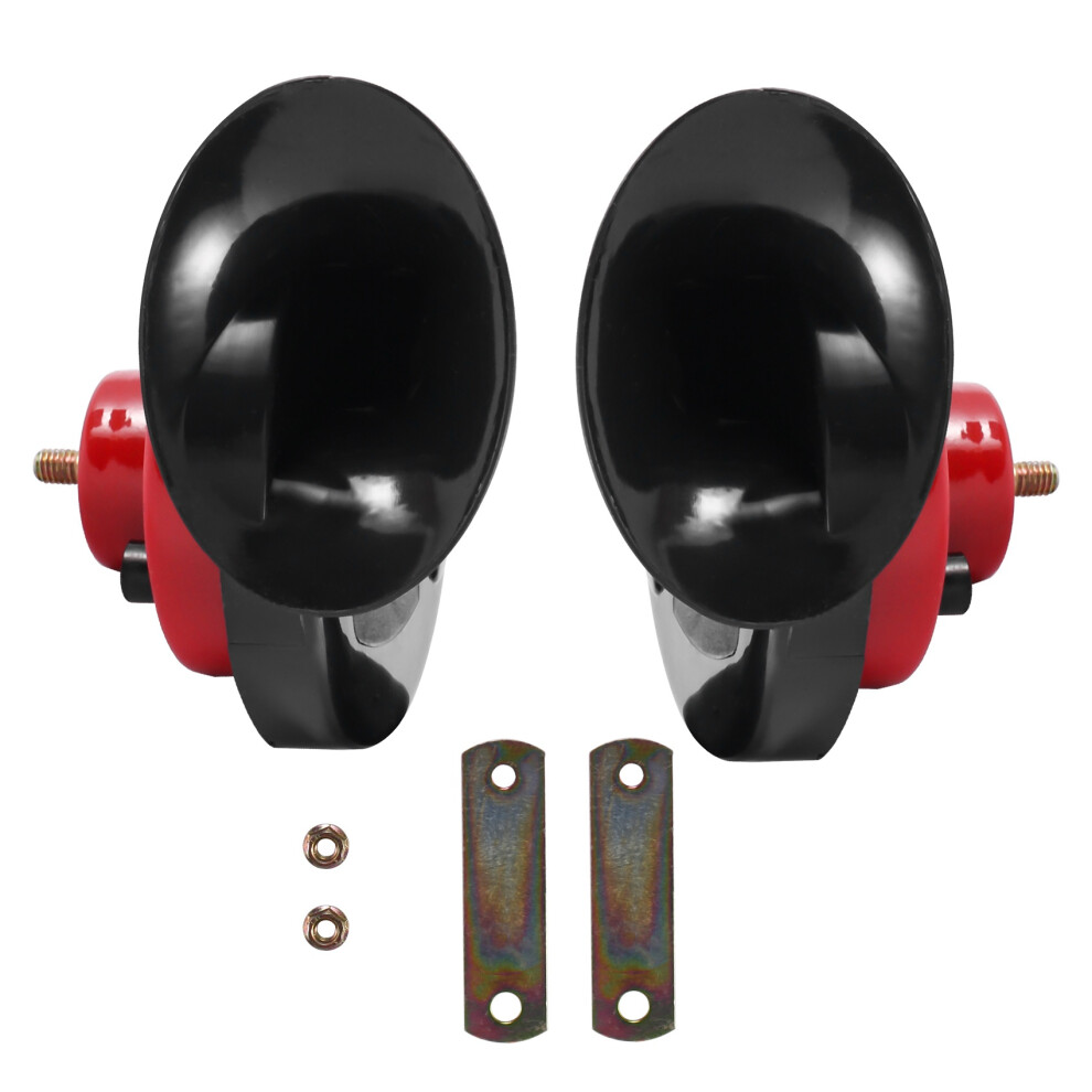 Universal Car Horn Loud Pressure Speaker 12V Waterproof 500Db Snail Cry Air Loudnes For Motorcycle Black 4853927647829