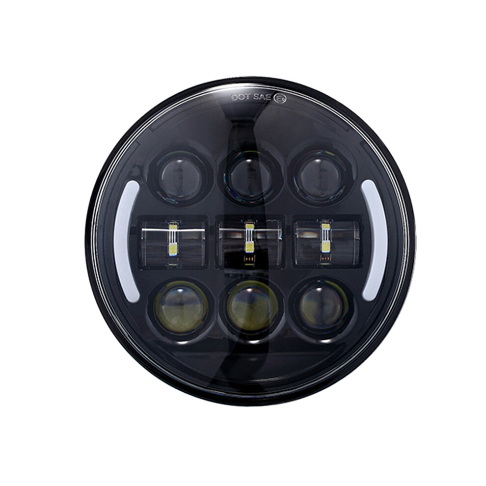 45W 5.75 Inch Motorcycle Head Led Round Head Lamp High Low Beam Projector With Drl Turn Signal Light 4853927652410
