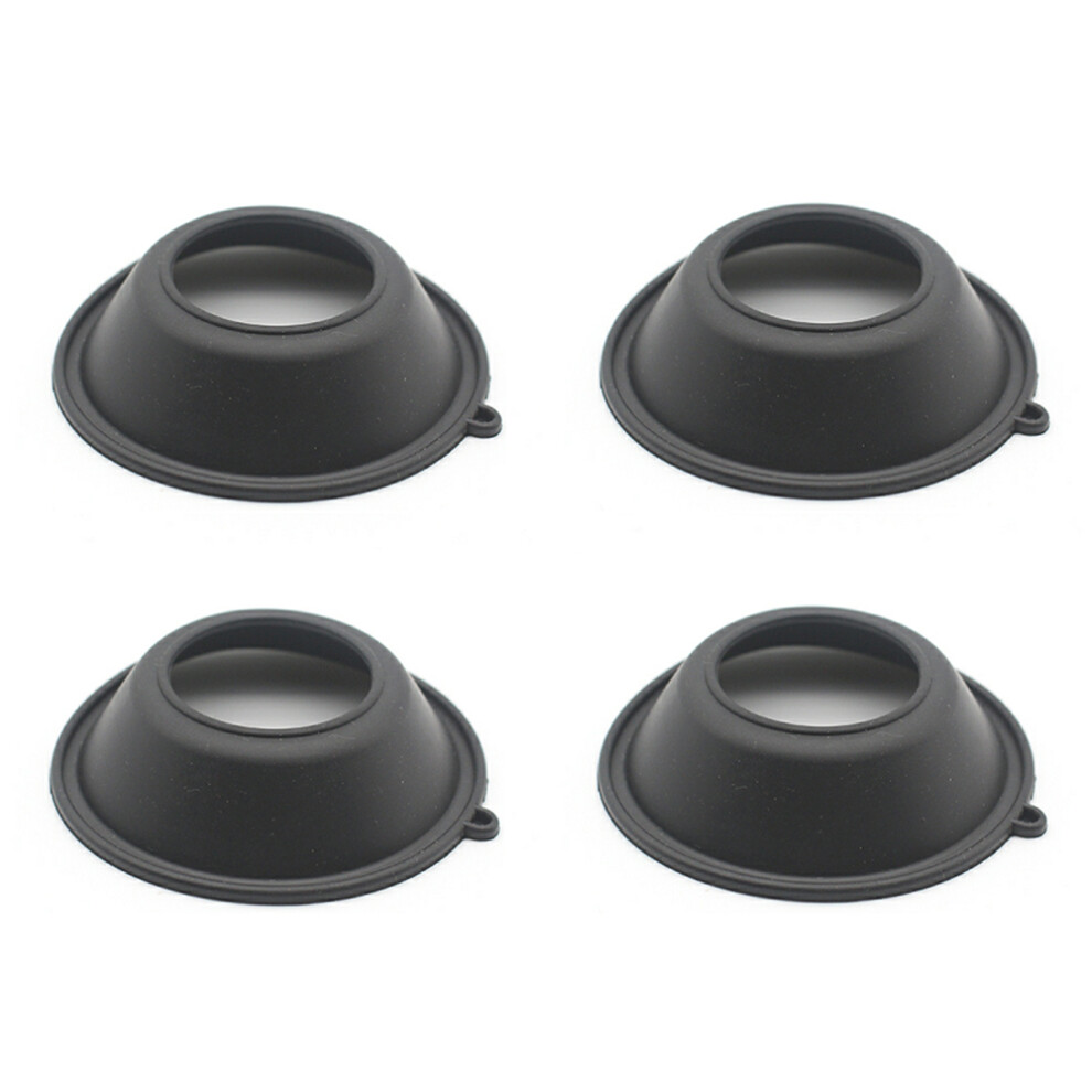 Motorcycle 4Pcs Carburetor Film Diaphragm Rubber Vacuum Membrane For Vlx400 Steed400 Vlx/Steed 400 Black 4853927639725