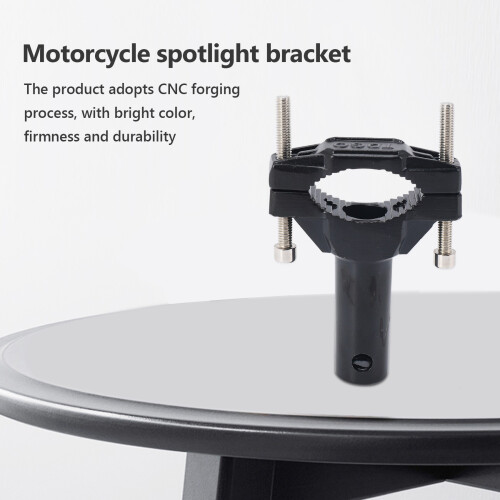 2Pcs Universal Mount Bracket for Motorcycle Bumper Headlight Stand Spotlight Extension Pole Frame Support 2