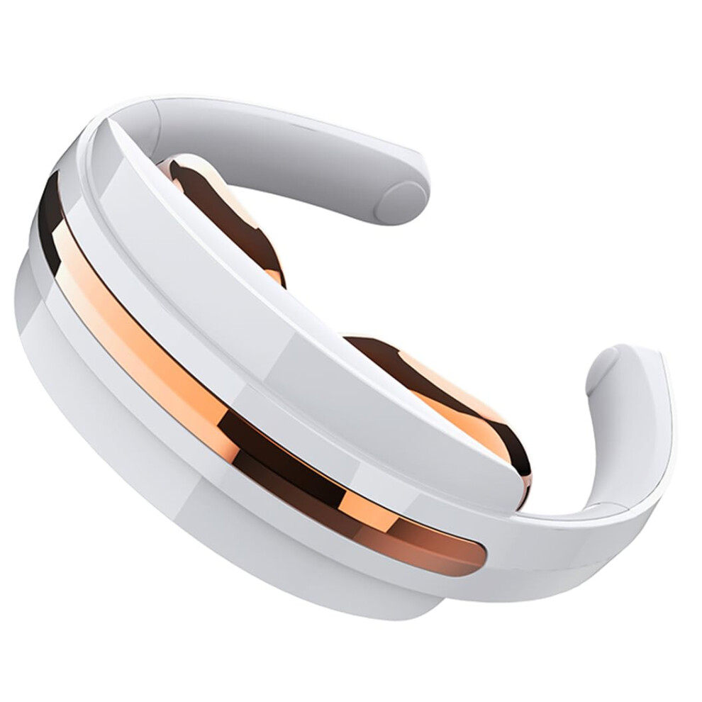 Electric Pulse Neck Massager 5 Modes Foldable Intelligent Lymphatic Neck Massager For Home Use