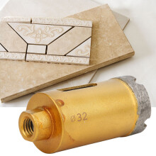Diamantsäge für Marmor, Fliesen und Glas 30mm/32mm/35mm Schräge Schleifmaschine Werkzeug