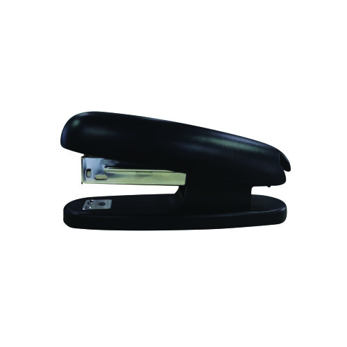 ABS Half Strip Office Plastic Table Stapler Black 1