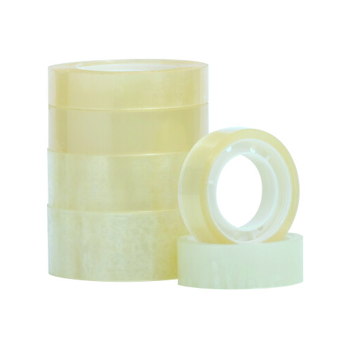 Polypropylene Tape 19mmx33m 1 Inch Core Clear 8 Pack 1