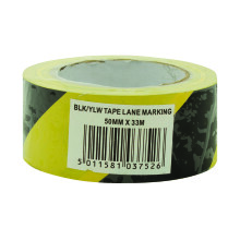 Hazard Tape Black and Yellow 50mm X 33 meters RY2316