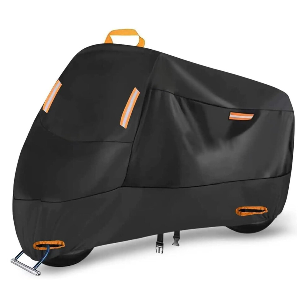 Motorcycle Cover Waterproof Dustproof Outdoor Scooter Uv Protector Rain Cover 4XL 250Cm 9067246038441