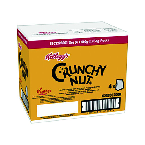 Kelloggs Kelloggs Crunchy Nut Cornflakes 460g Bag X 4 1