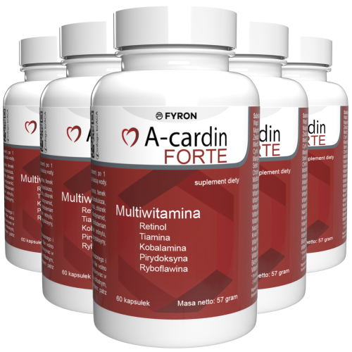 A-cardin Forte - 300 capsules (5 x 60 capsules) - 5-pack