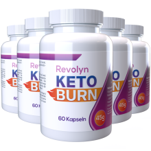 Revolyn Keto Burn - 300 Capsule (5 x 60 Capsule) - Confezione da 5