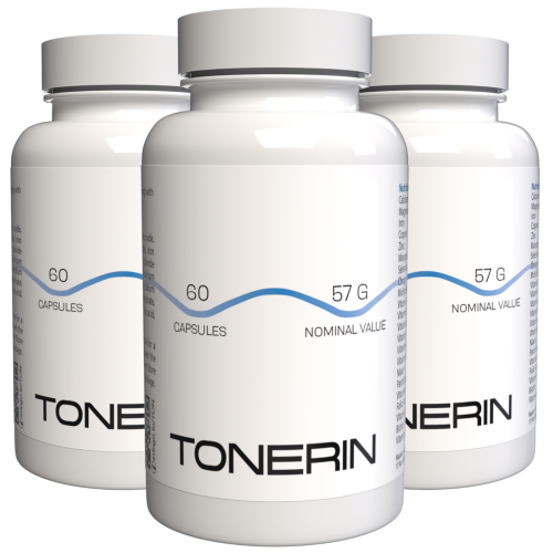 TONERIN - 22 Βιταμίνες & Μέταλλα - 180 Κάψουλες (3 τμχ)