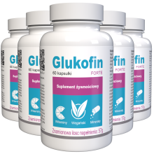 Glukofin - 22 Βιταμίνες & Μέταλλα - 300 Κάψουλες (5 τμχ)