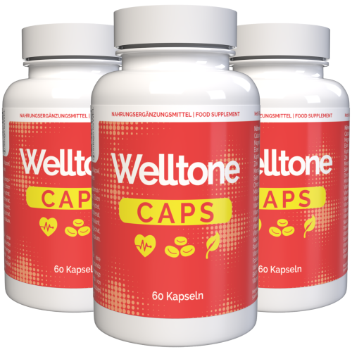 Welltone - 22 Βιταμίνες & Μέταλλα - 180 Κάψουλες (3 τμχ)