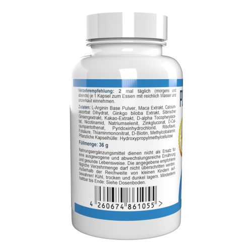Potencialex Forte - Maca, L-Αργινίνη & Ψευδάργυρος - 120 Κάψουλες (2 τμχ) 1