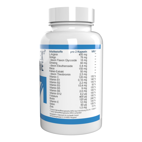 Potencialex Forte - Maca, L-Αργινίνη & Ψευδάργυρος - 120 Κάψουλες (2 τμχ) 2