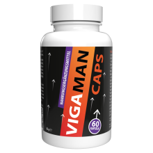 Vigaman - 60 Cápsulas com L-Arginina, Raiz de Maca, Ginseng, Zinco e Vit C - Receita Suíça Premium - Complexo Herbal