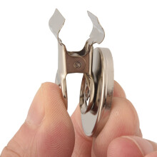stuks 3 cm magnetische clip magneet koelkast muur memo notitie bericht houder zilver