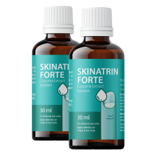 Skinatrin Forte - Soluție cu Extract de Turmeric - 60ml (2x30ml) - cu Vitamine și Zinc - Formulă Elvețiană Originală