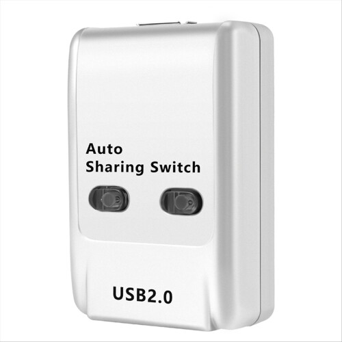 USB 2.0 Auto Sharing Switch 2 Port HUB Adapter Switch PC Printer Devices Support