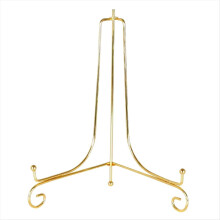 Gouden displaystandaard, knutselbeugel, boekenhouder, fotovoetstuk, kom, schotelframe, fotobordrek, ezel, opbergdecoratie - 12 cm