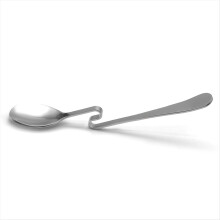Cucchiaio curvo carino, cucchiaino da tè, condimento unico, bevanda, appeso, tè, caffè, dessert, stoviglie in acciaio inossidabile