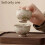 Κινέζικο στυλ Grass Gray Small Daisy Bud Cup Ποτήρι Τσαγιού για Οικογένεια, Κεραμικό 6