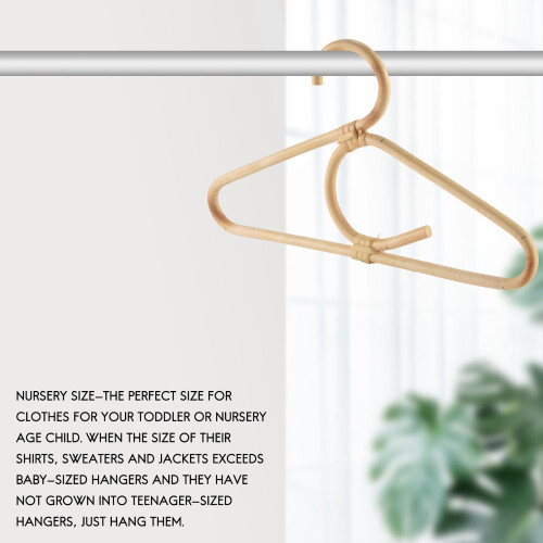 Ράμπα ρούχων Rattan Στυλ Παιδικά ρούχα Organizer Rack Παιδικό δωμάτιο Διακόσμηση για 2
