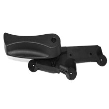 Schwarzer Motorhaubenentriegelungsgriff & Halterung für Linkslenker (E65 745i 750i 760i, E66 745Li 750Li) 51237023992
