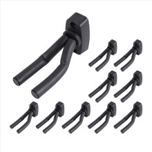 Conjunto de 10 suportes de parede para guitarra, ganchos e fixação para uso doméstico ou em estúdio, ideais para guitarras de baixo.