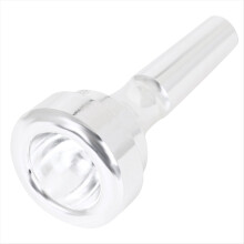 Bocal para corneta em Si bemol, latão banhado a prata, 4B, acessórios para instrumentos.