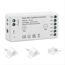 WiFi Tuya APP DC 12V 24V 8A Eenvoudige LED-trapverlichtingscontroller PIR Infrarood Human Motion Daglichtsensor Schakelaar