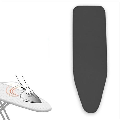 Funda para tabla de planchar resistente a altas temperaturas, de algodón, color negro 2